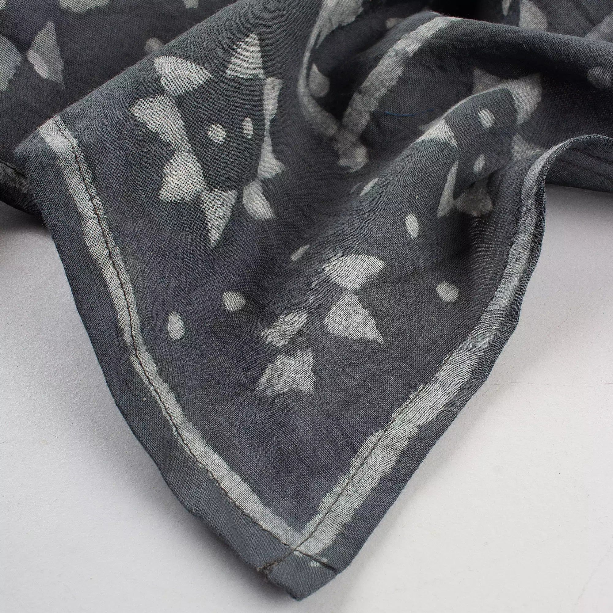 Premium Quality Hand Block Print Cotton Bandana Head Wrap 607